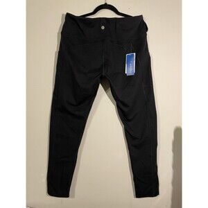 Ewedoos Ankle Leggings Womens Large Black High Rise Pockets Yoga Athletic XXXL